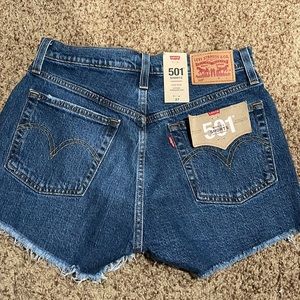 Levi 501 High Rise shorts